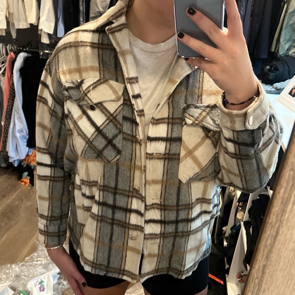 Zara Neutral Flannel